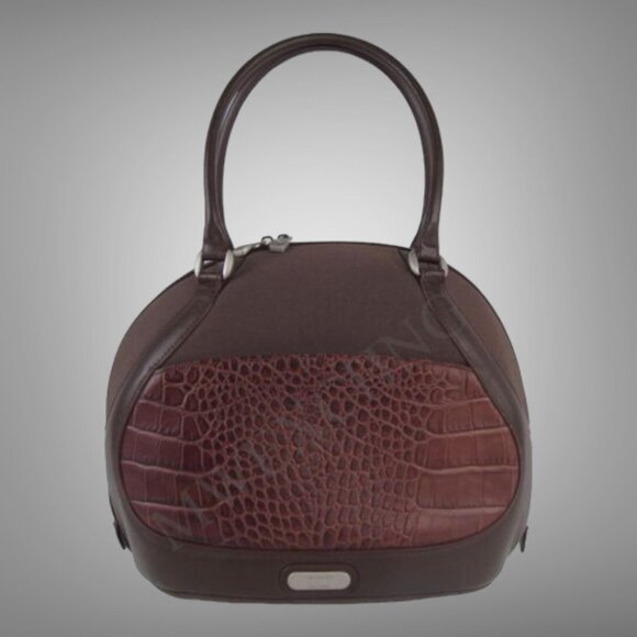 $650 Samsonite Black Label Alexander McQueen Beauty Case Bag Cowhide Canvas - Picture 5 of 5